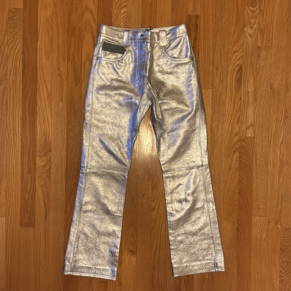 Coach Metallic Leather Pants - New with Tags